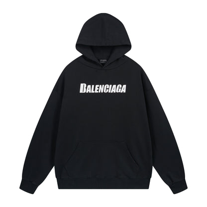 Balenciga logo hoodie BL238008 black