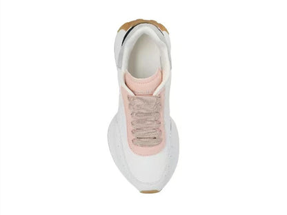 Alexander Mcqueen Women's Sprint Runner in White/blush