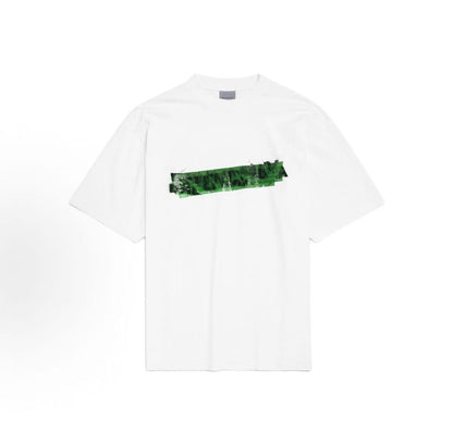 Balenciaga SS26 Cotton Plain Knit Round-neck Short-sleeved T-shirt Regular Fit Men's Style