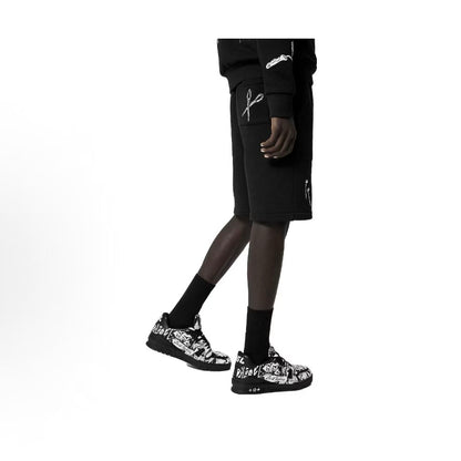 LOUIS VUITTON SS23 Tool Pattern Embroidery Stripped Drawstring Belt Straight Fit Loose Casual Shorts for Men