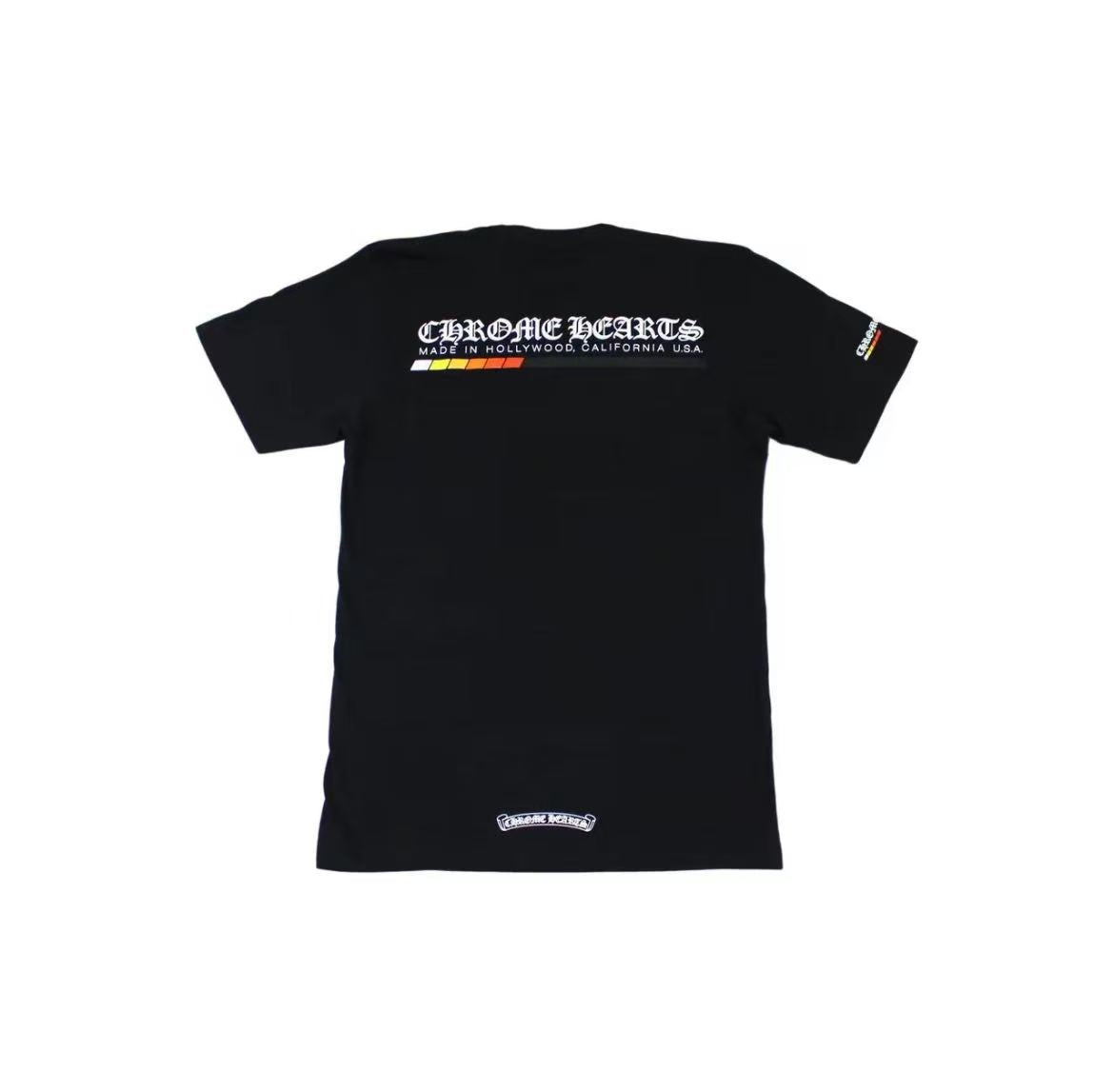 Chrome Hearts FW22 Artistic Font Printed Roundneck Short-Sleeved T-Shirt (For Both Men and Women)