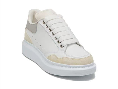 Alexander Mcqueen Women's Oversized Sneaker in White/vanilla/cement
