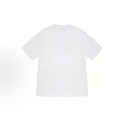 Stussy SS24 Front Chest Doberman Print Pattern Short-Sleeved American Retro T-Shirt (For Both Men and Women)