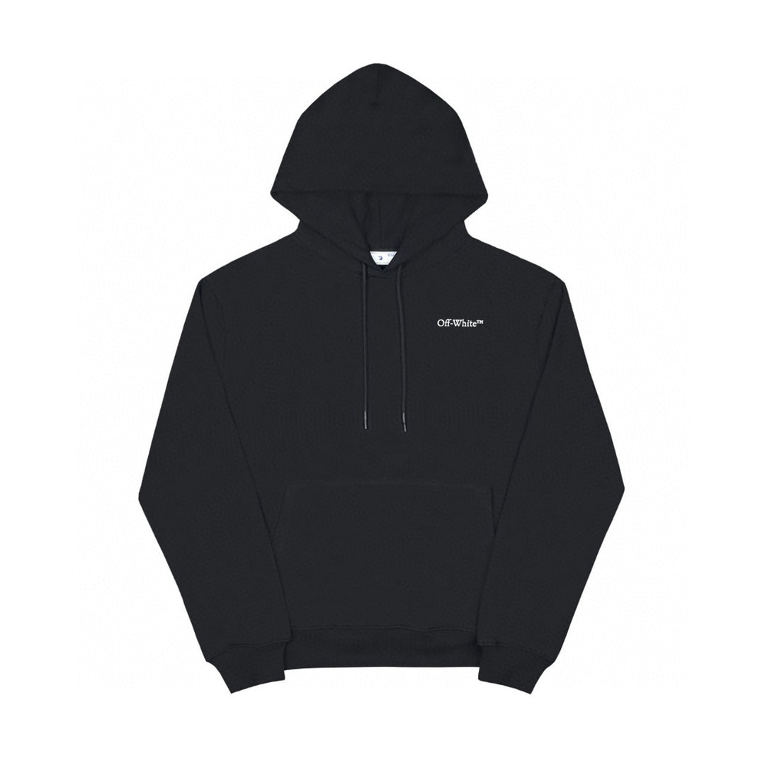 Off-White kill print hooded sweater black