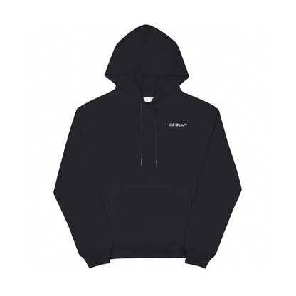 Off-White kill print hooded sweater black