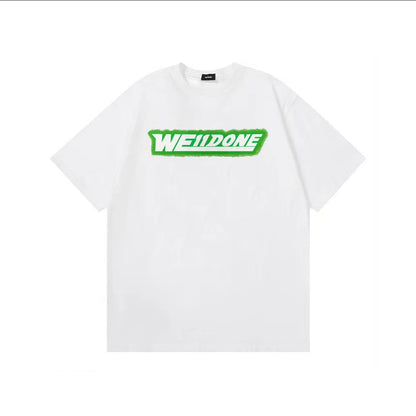 WE11DONE Letter Logo Tee White