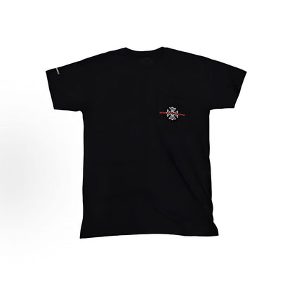 Chrome Hearts SS22 Solid Skull Letter Logo Printed Round-neck Loose-Fitting Casual Short-Sleeved T-Shirt (For Both Men and Women) - Black