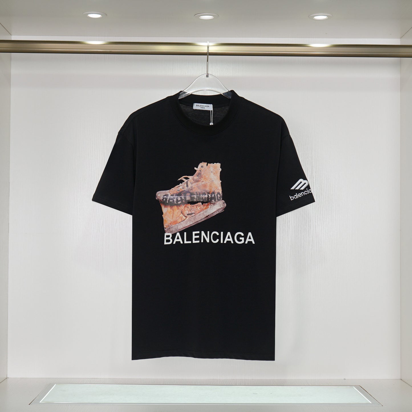 Balenciga logo tee XH9035 black