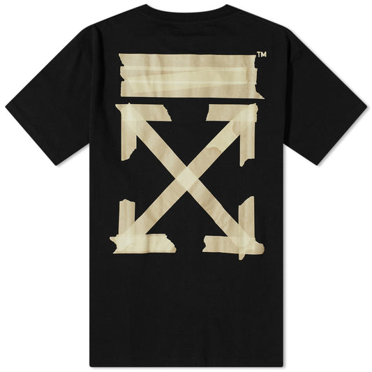 Off-White Tape Arrows Tee Black & Beige