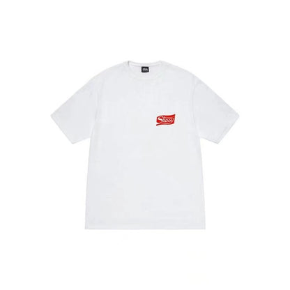 STUSSY COLA TEE WHITE