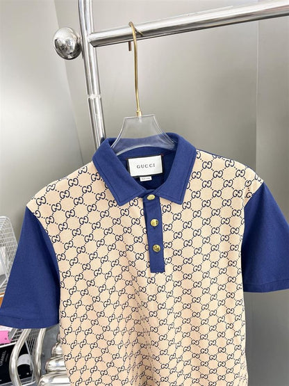 GUCCI MAXI GG SILK COTTON POLO – GGS044