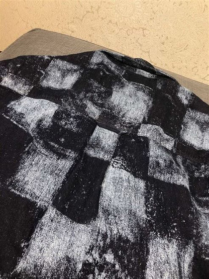 LOUIS VUITTON DAMIER SALT PRINT SHORT SLEEVE SHIRT – LVTS060
