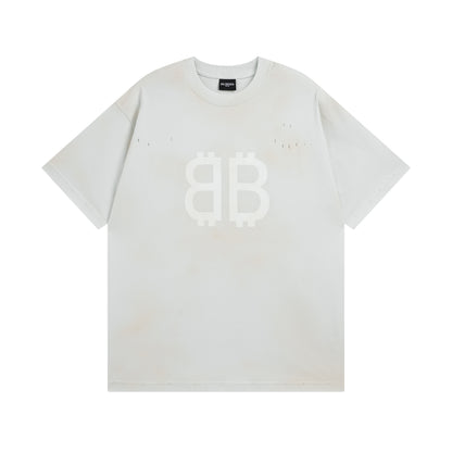 Balenciga logo tee BL223202 white
