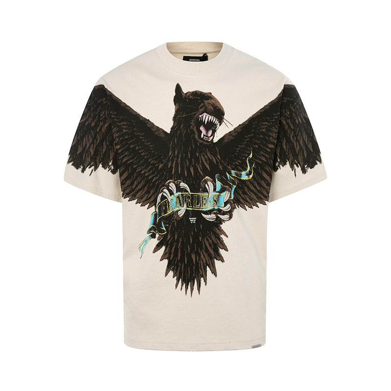 REPRESENT FEARLESS  BEIGE TEE