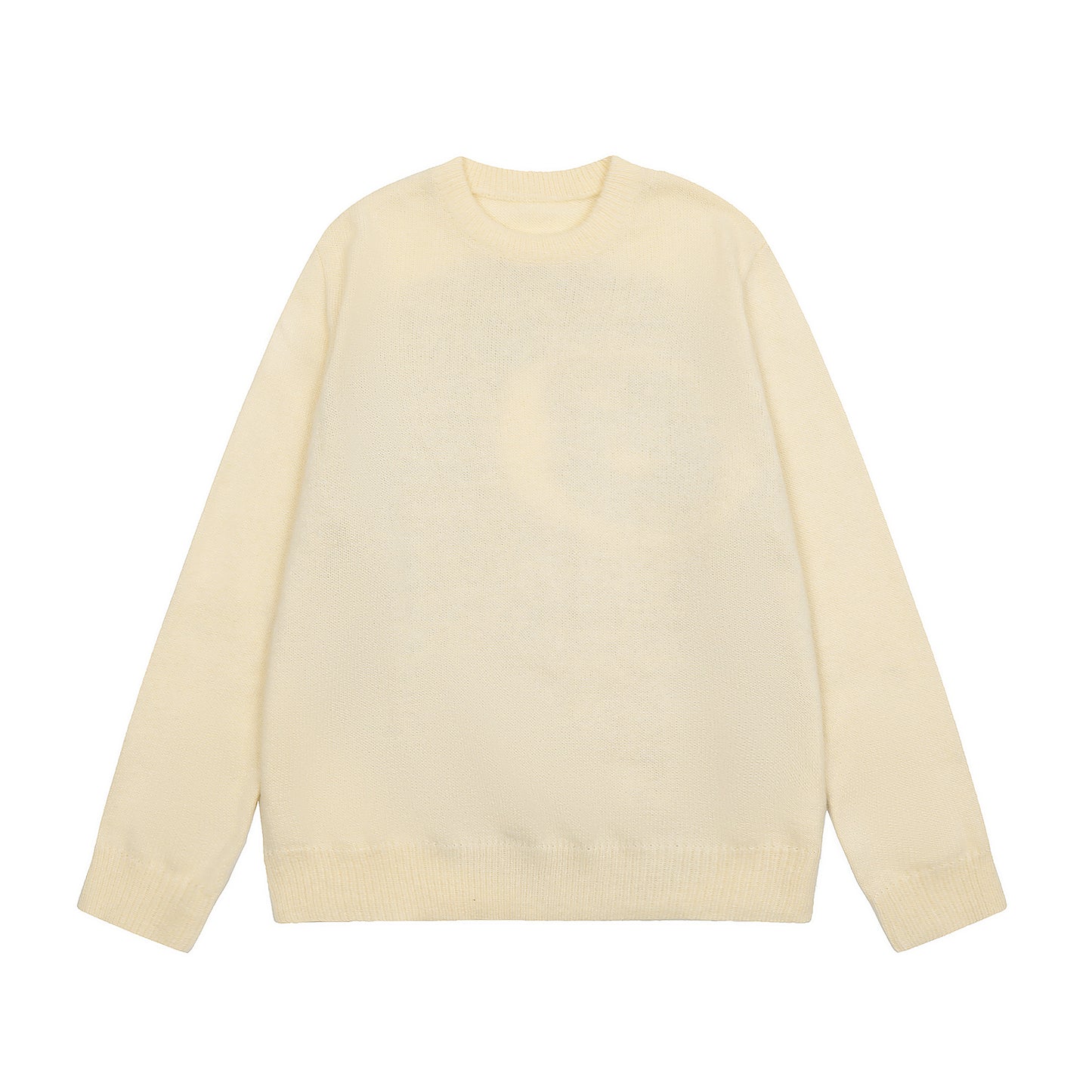 STUSSY BALL PRINT SWEATER CREAM