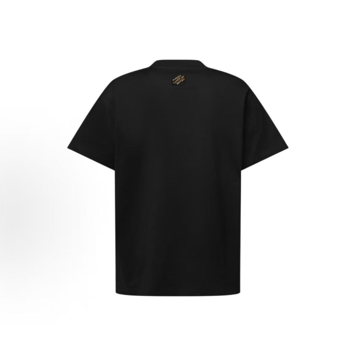 LOUIS VUITTON SS26 Spring/Summer Collection Cotton Round-neck Embroidered Vuitton Decorative Signature Logo Pullover Lace-Up T-Shirt for Men