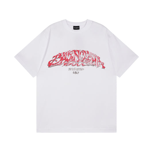 Balenciga logo tee BL223109 white