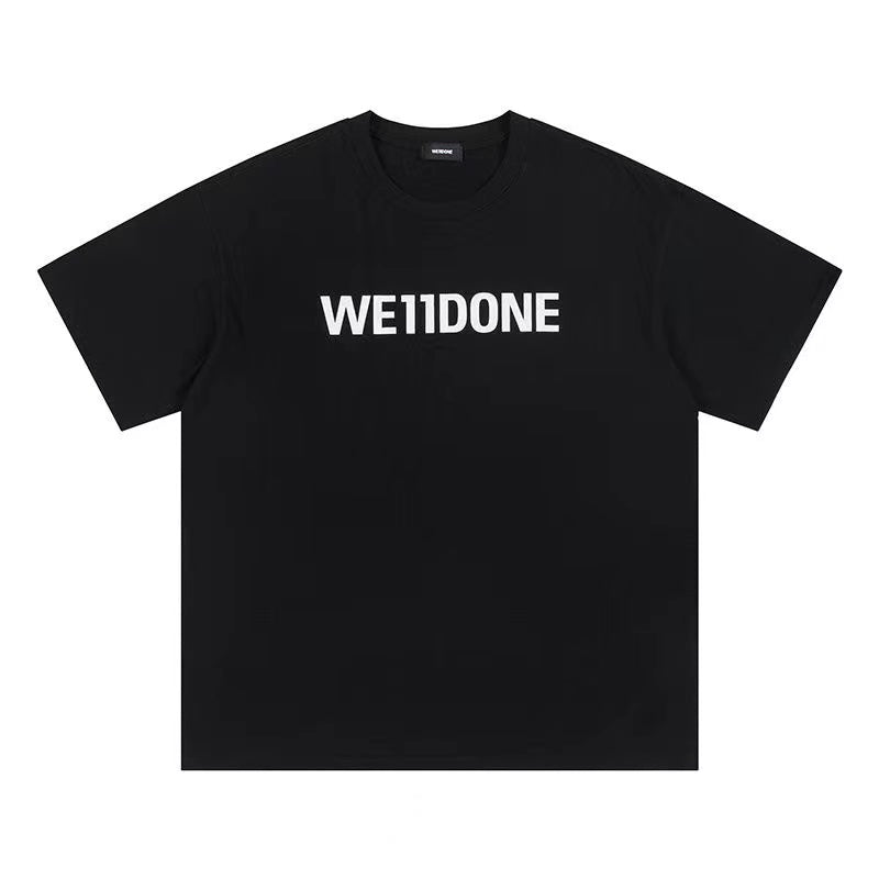WE11DONE Logo Tee Black