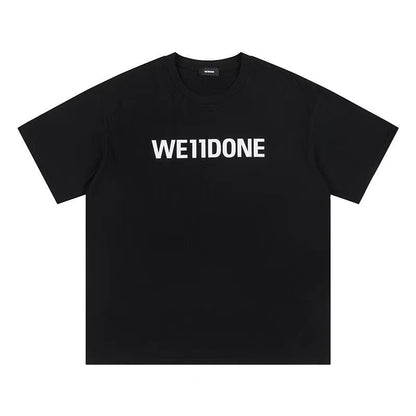 WE11DONE Logo Tee Black