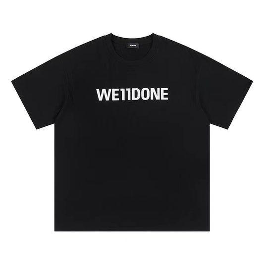 WE11DONE Logo Tee Black
