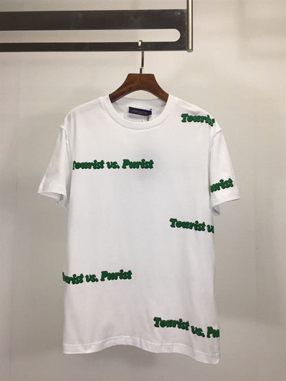 LOUIS VUITTON TOURIST AND PURIST PRINTED TEE IN WHITE – LVTS022