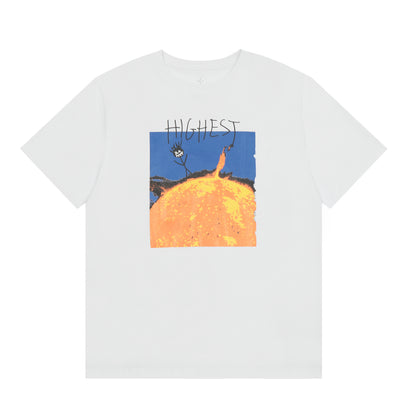 Travis Scott Highest Print Tshirt White