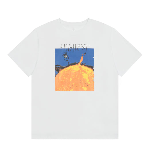 Travis Scott Highest Print Tshirt White