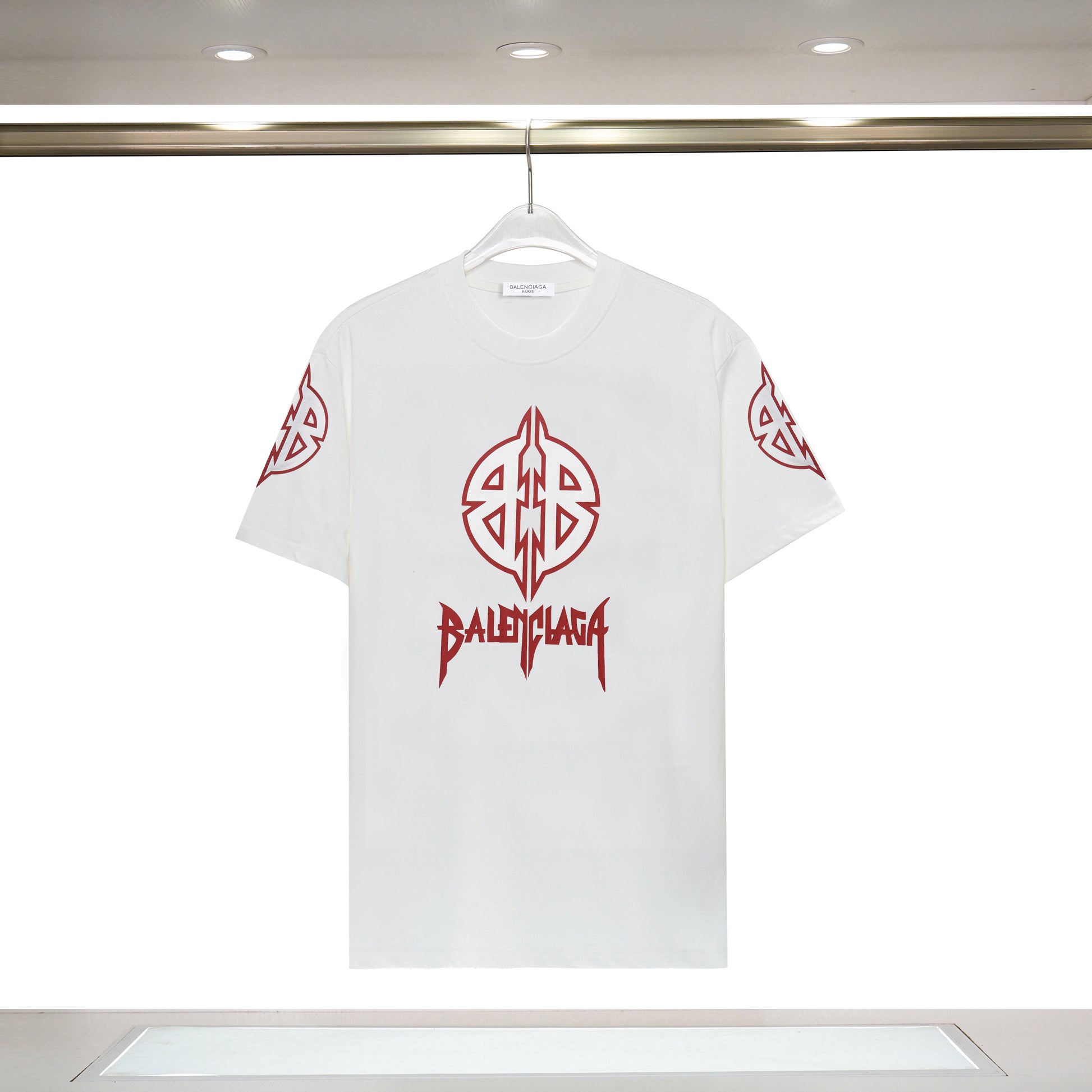 Balenciga logo tee XH-9060 white