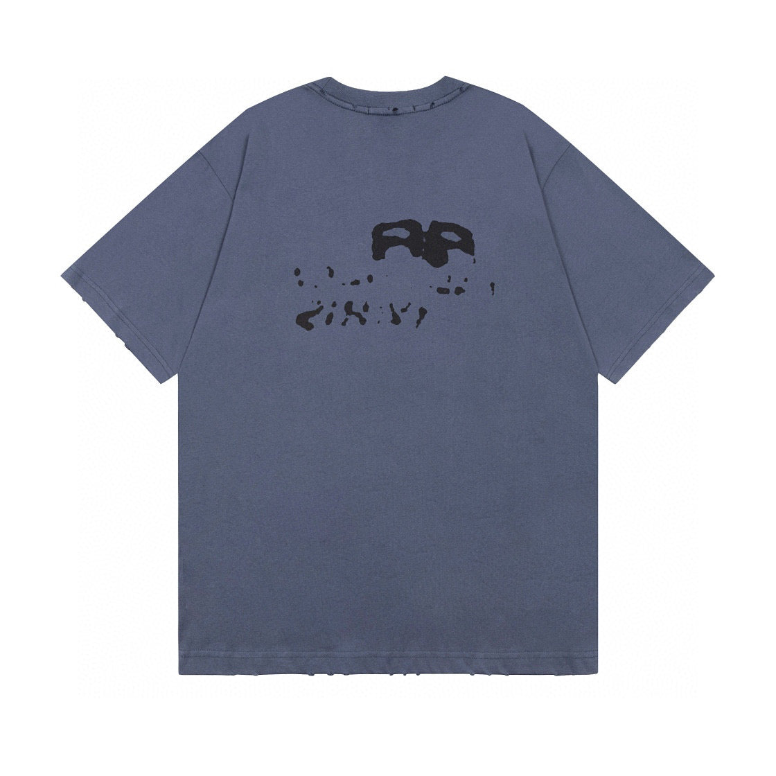 Balenciga logo tee LX2331 greyish blue