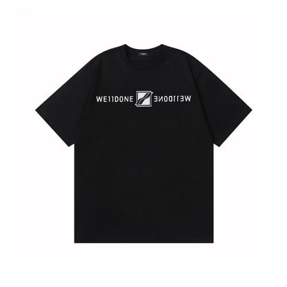 WE11DONE Track Logo Tee Black