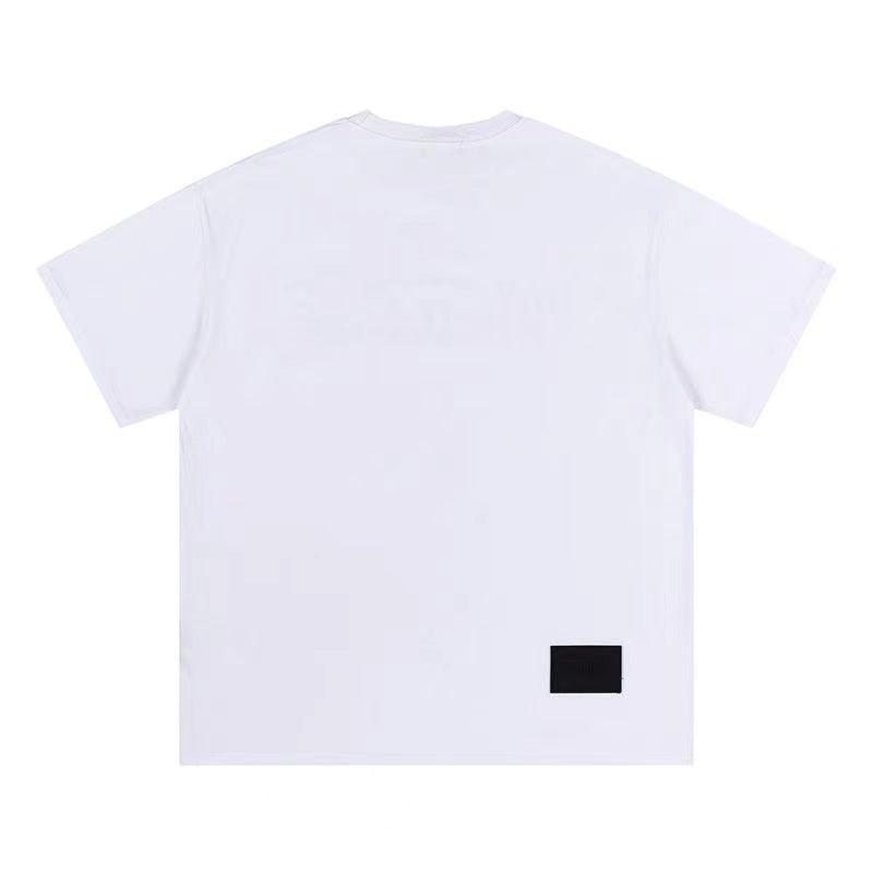 WE11DONE Multicolor Logo Tee White
