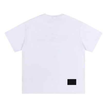 WE11DONE Multicolor Logo Tee White
