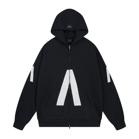 Balenciga logo hoodie BL238808 black