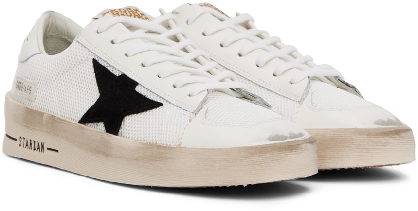 حذاء سنيكرز Stardan باللون الأبيض المائل للصفرة من GOLDEN GOOSE
