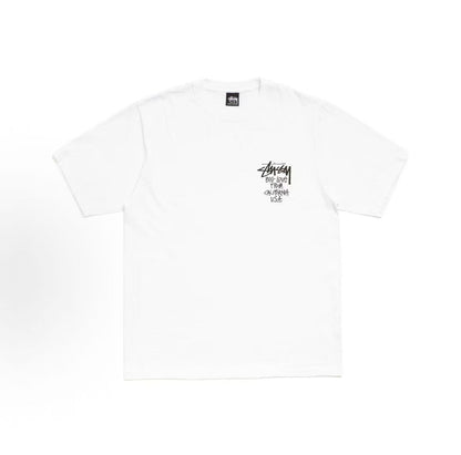 Stussy SS26 BIG LOVE TEE - A trendy, versatile, loose-fitting short-sleeved T-shirt with a graffiti signature logo, suitable for both men and women.