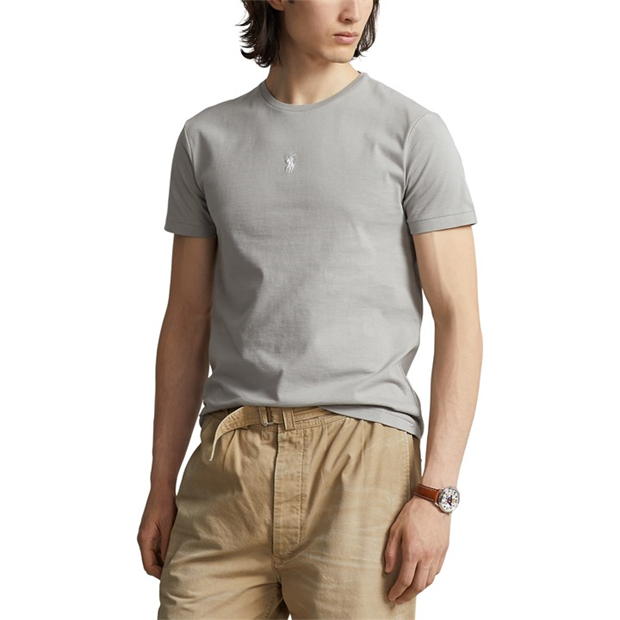 Ralph Lauren Center PP Tee Grey Fog