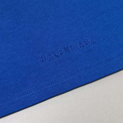 BALENCIAGA MEN’S THE SIMPSONS TM &  20TH TELEVISION T-SHIRT OVERSIZED IN INDIGO – BAS006