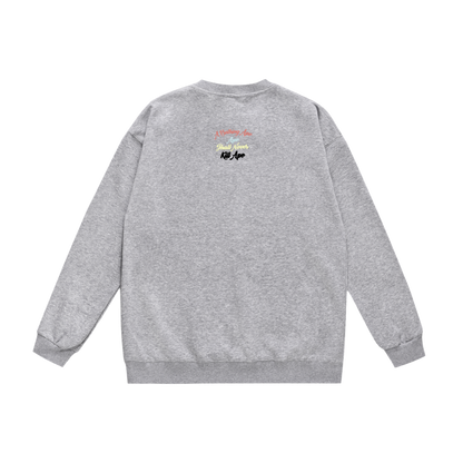 A Bathing Ape Rainbow Letters Hoodie Grey
