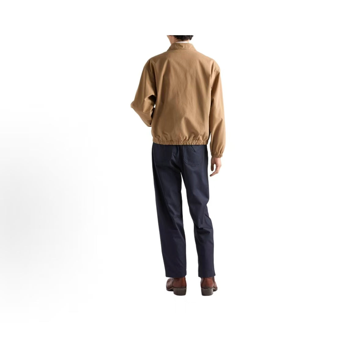 PRADA - Cotton zipper fastening long-sleeved jacket coat for men