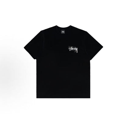 Stussy SS23 Summer LB Tee Collection - Round-neck Letter Patterned Printed Short-Sleeved T-Shirt for Men