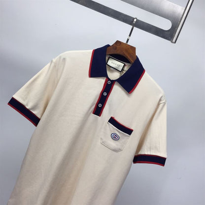 GUCCI COTTON PIQUET POLO WITH INTERLOCKING G – GGS031