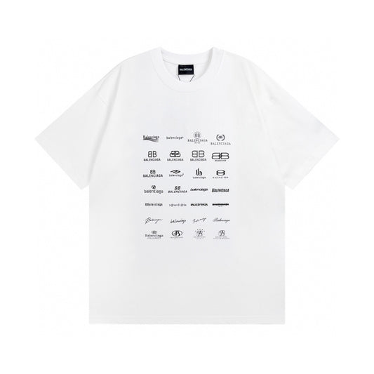 Balenciga logo tee LX2312 white