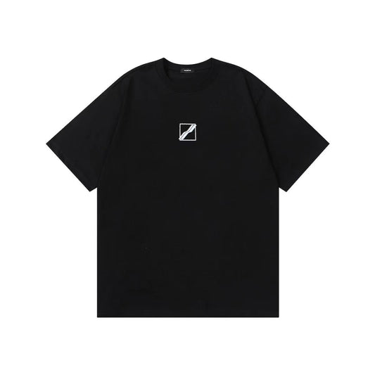 WE11DONE S Track Logo Tee In Black