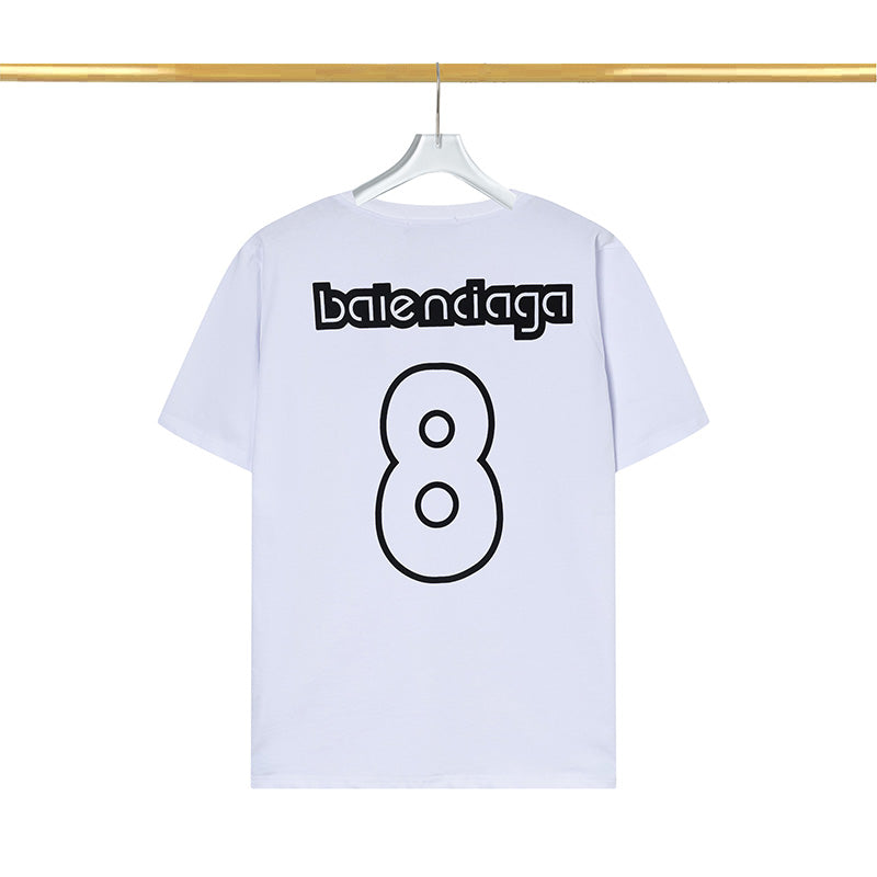 Balenciga logo tee Lc12026 white