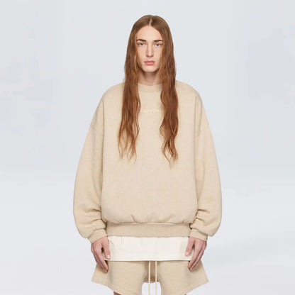 FOG FEAR OF GOD 23 Cloud Series Round Neck Sweater ESSENTIALS Casual Simple Top
