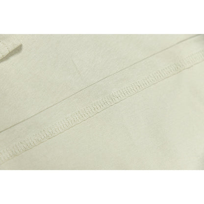 Stone Island Logo Tee In Cream