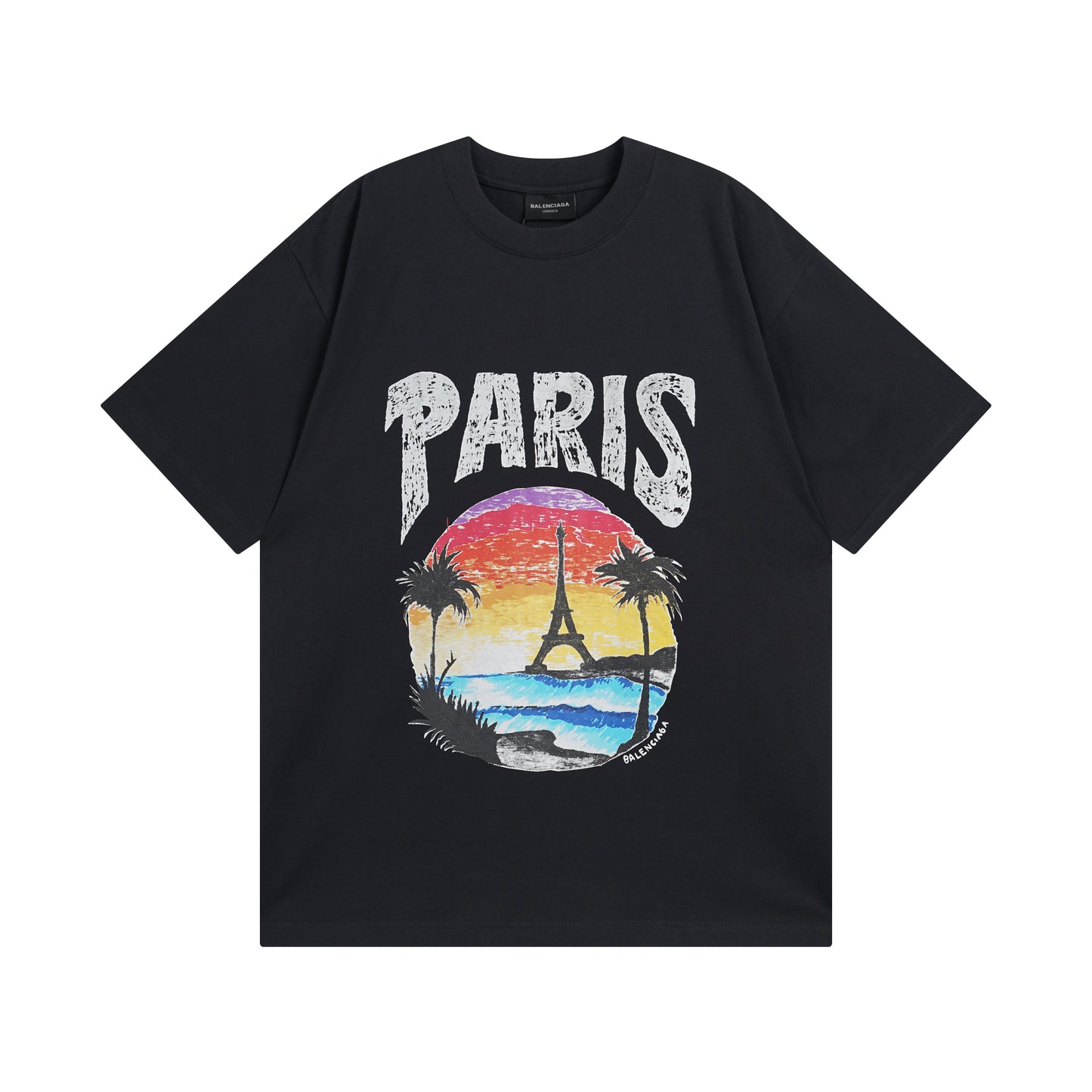 Balenciga logo tee BL23218 black