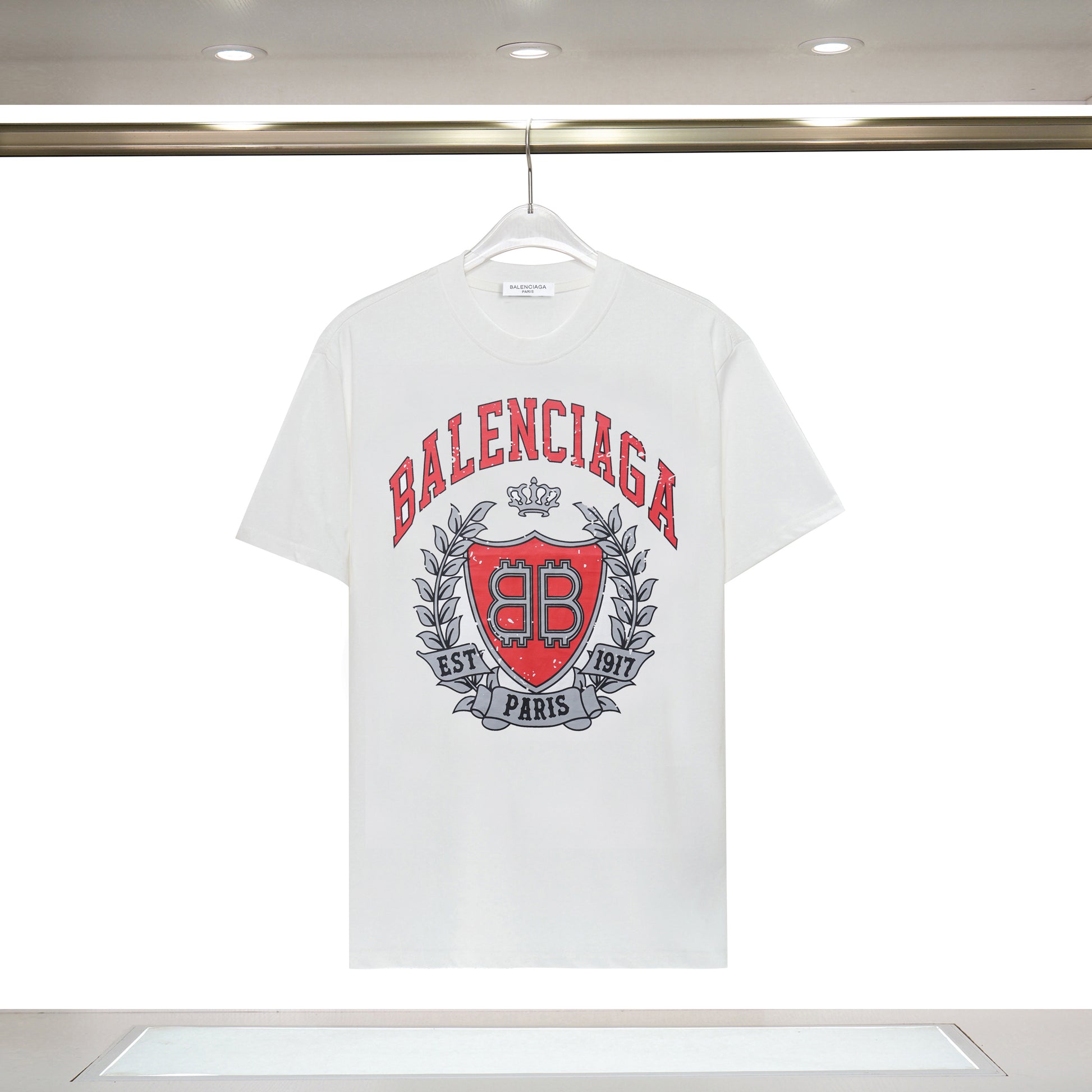 Balenciga logo tee 9078 white