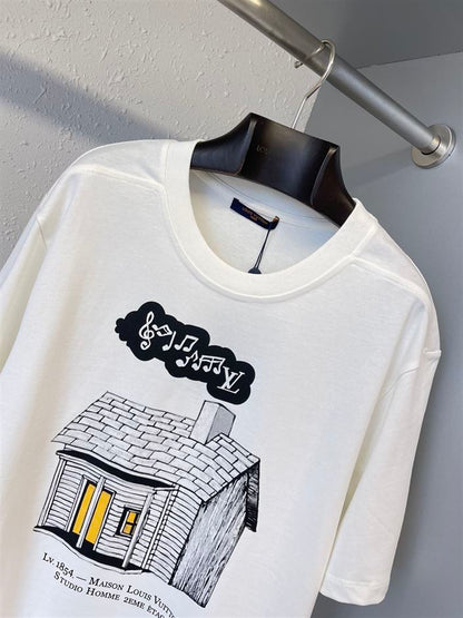 LOUIS VUITTON HOUSE PRINTED T-SHIRT – LVTS043