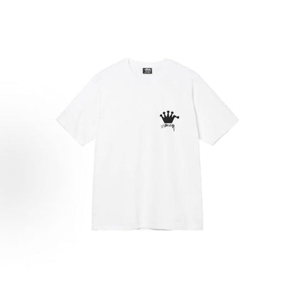 Stussy SS22 Lb Crown Tee - A classic crown logo printed round-neck pullover summer short-sleeved American retro T-shirt that is comfortable, loose-fitting and versatile, suitable for both men and women.